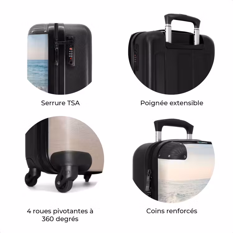 Valise - Mer - Vagues - Plage - Nature - Blanc — 8