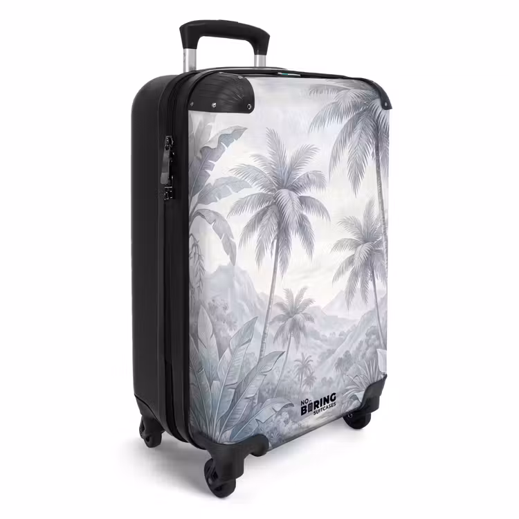 Valise - Nature - Arbre - Tropical - Paysage - Bleu — 2