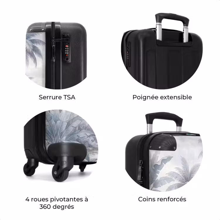 Valise - Nature - Arbre - Tropical - Paysage - Bleu — 8