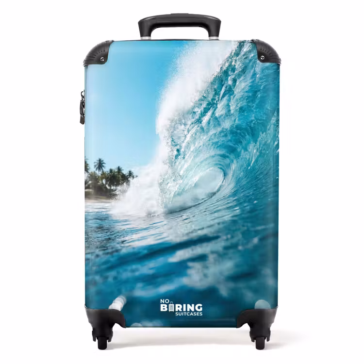 Valise - Océan - Vagues - Plage - Nature - Bleu — 1