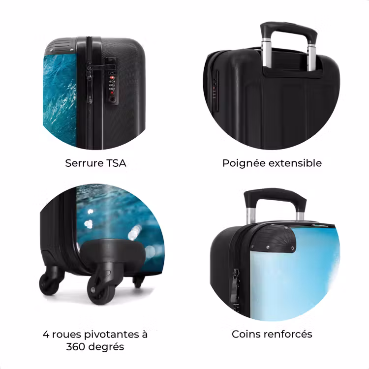 Valise - Océan - Vagues - Plage - Nature - Bleu — 8
