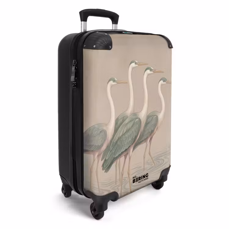 Valise - Oiseau - Eau - Nature - Vintage — 2