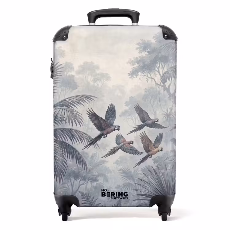 Valise - Oiseau - En vol - Jungle - Vintage - Animaux — 1
