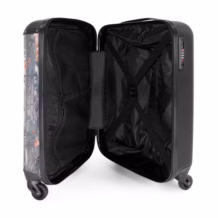 Valise - Oiseau - Paon - Architecture - Classique - Vert — 5