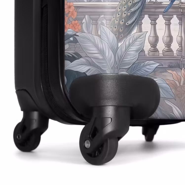 Valise - Oiseau - Paon - Architecture - Classique - Vert — 7