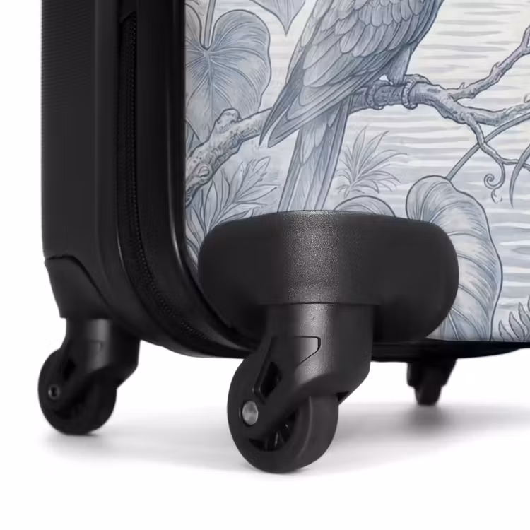 Valise - Oiseau - Rivière - Tropical - Illustration - Bleu — 7