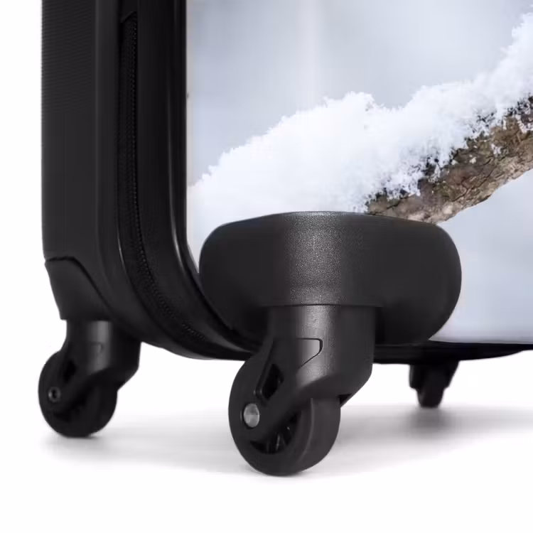 Valise - Petit oiseau - Neige - Branche - Hiver - Doux — 7