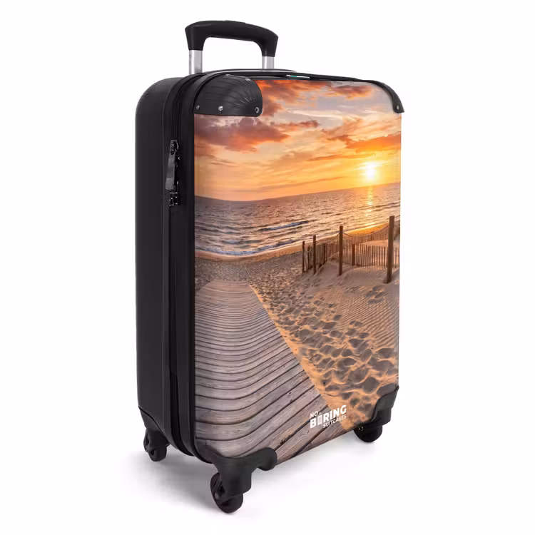 Valise - Plage - Coucher de soleil - Mer - Nature - Orange — 2