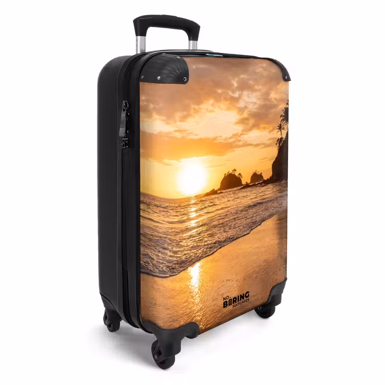 Valise - Plage - Coucher de soleil - Nature - Tropical - Orange — 2