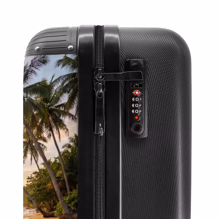 Valise - Plage - Coucher de soleil - Tropical - Nature - Or — 6