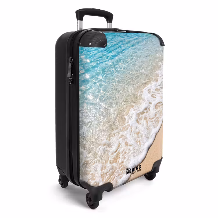 Valise - Plage - Eau - Nature - Bleu - Beige — 2