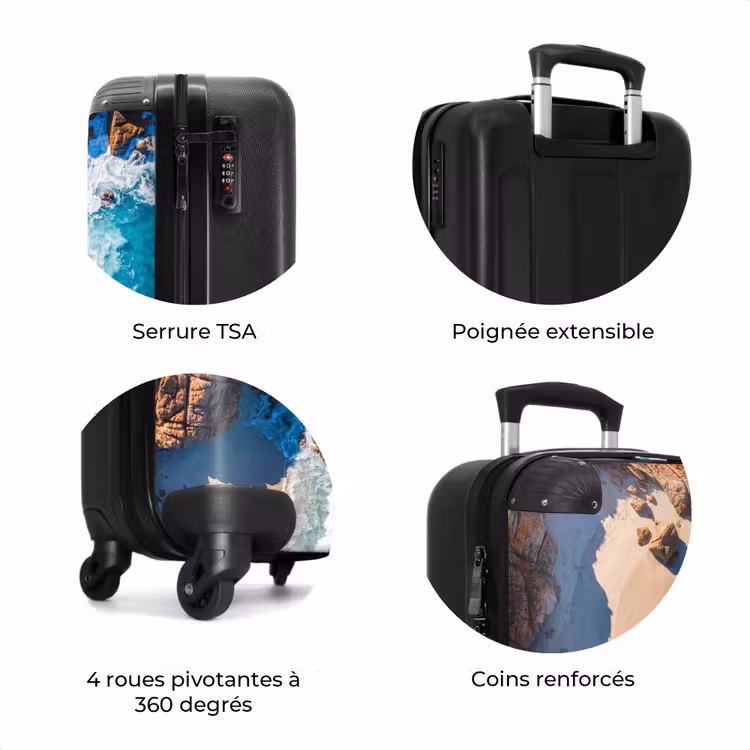 Valise - Plage - Mer - Rochers - Nature - Bleu — 8