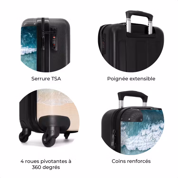Valise - Plage - Mer - Vagues - Nature - Bleu — 8