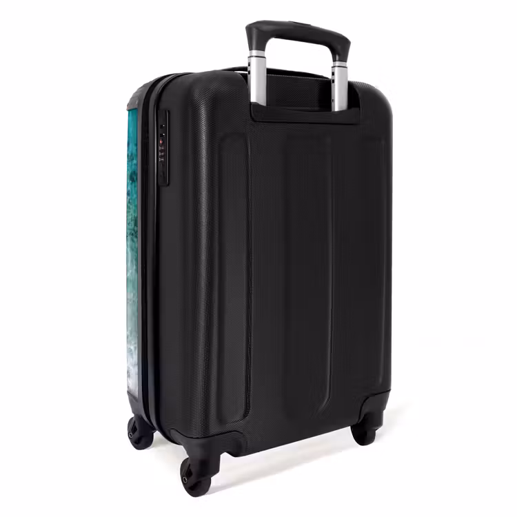 Valise - Plage - Océan - Vagues - Sable rose - Nature — 4