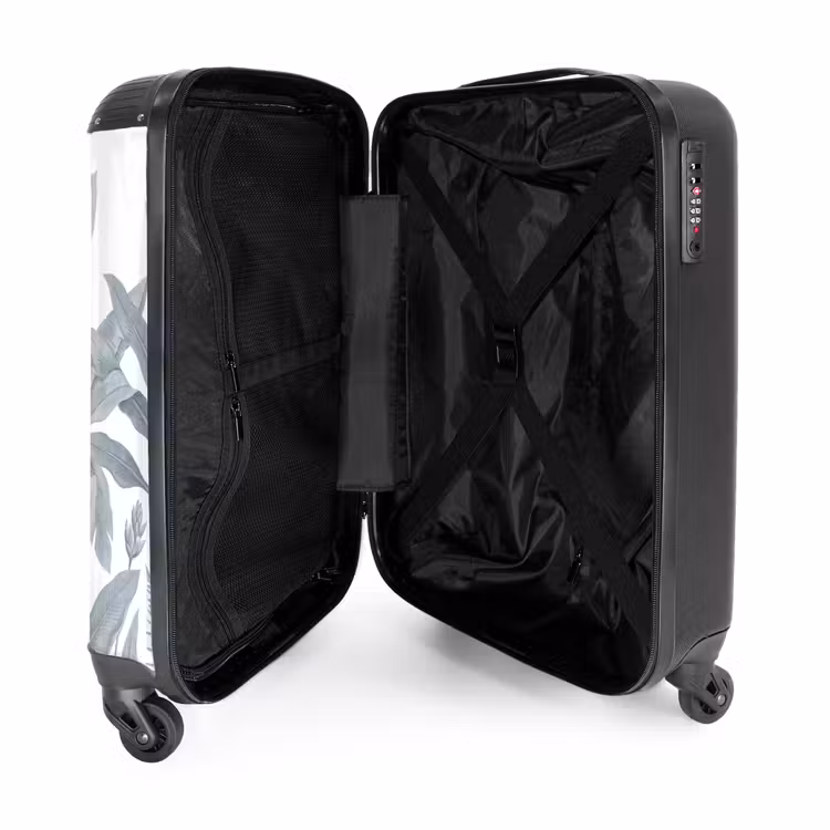 Valise - Plantes - Feuilles - Nature - Gris — 5