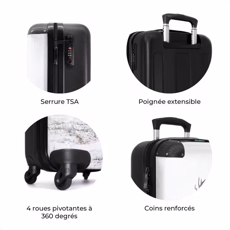 Valise - Renne - Bois - Neige - Hiver — 8