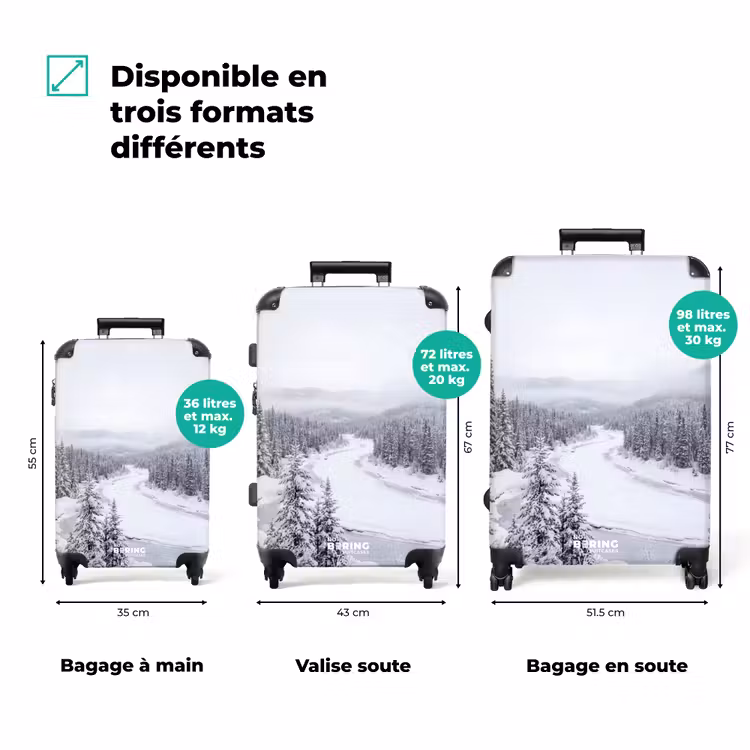 Valise - Rivière - Gelée - Paysage - Hiver — 3