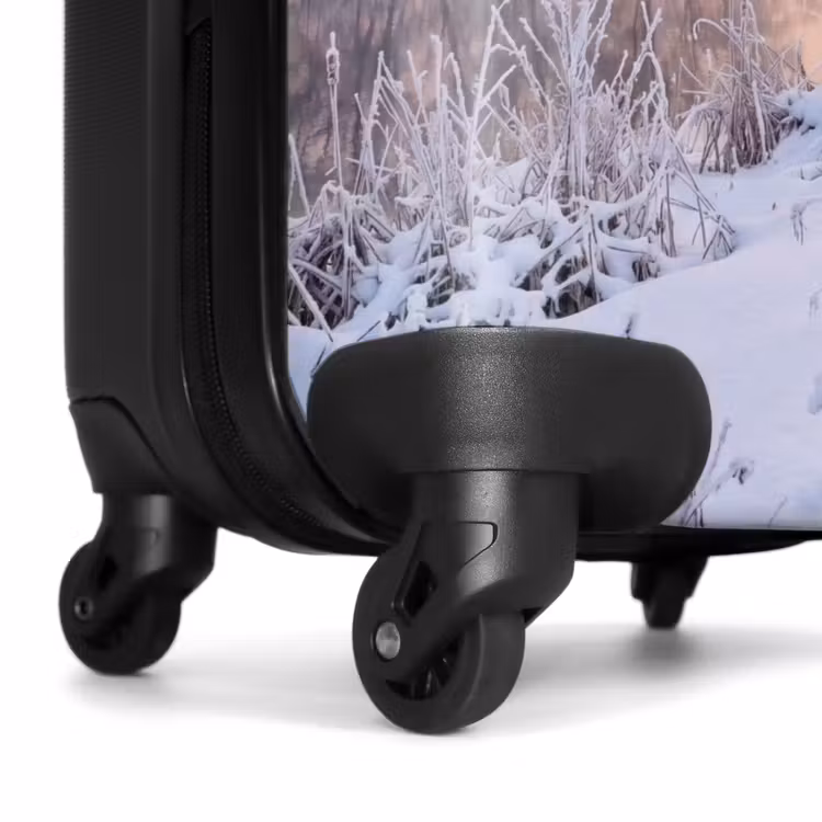 Valise - Rivière - Hiver - Paysage - Neige - Lever du soleil — 7