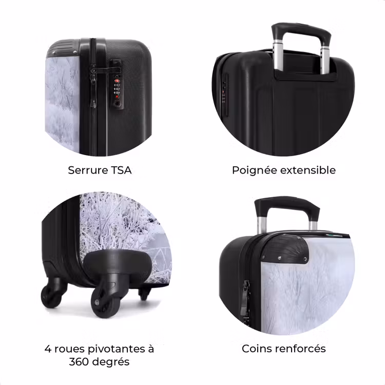 Valise - Rivière - Neige - Forêt - Hiver - Pittoresque — 8