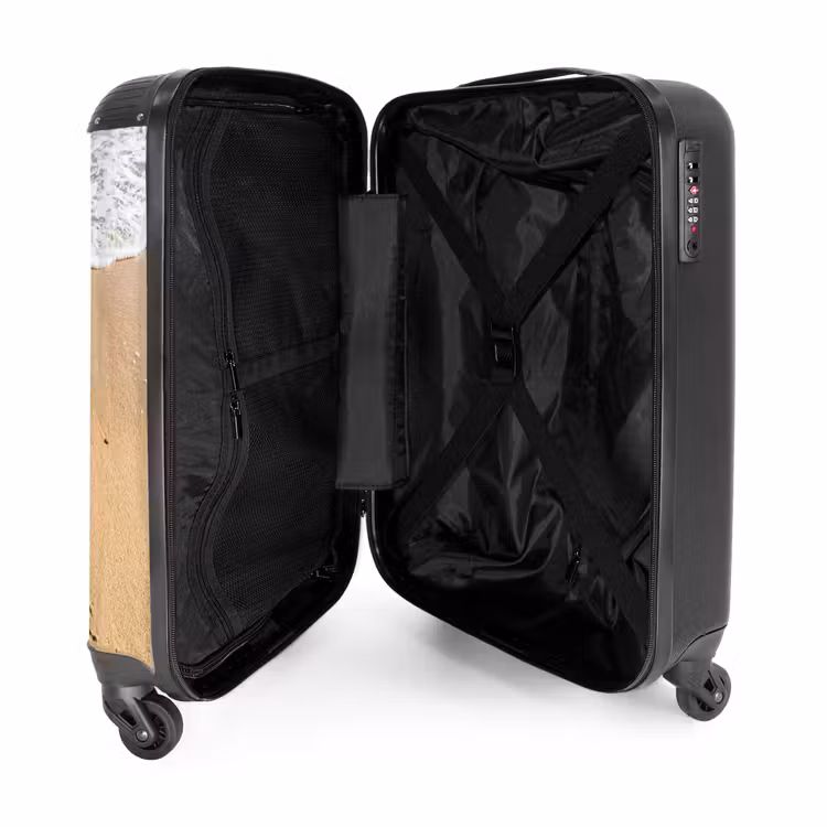 Valise - Tortue - Jeune - Plage - Océan - Bleu — 5
