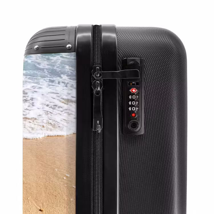 Valise - Tortue - Jeune - Plage - Océan - Bleu — 6