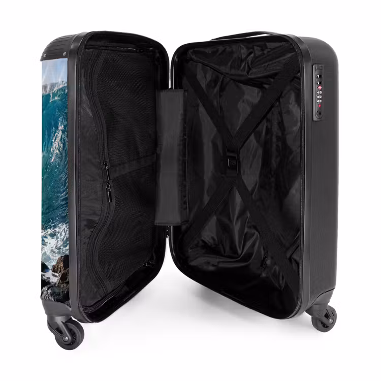 Valise - Vague - Océan - Vague déferlante - Eau - Bleu — 5