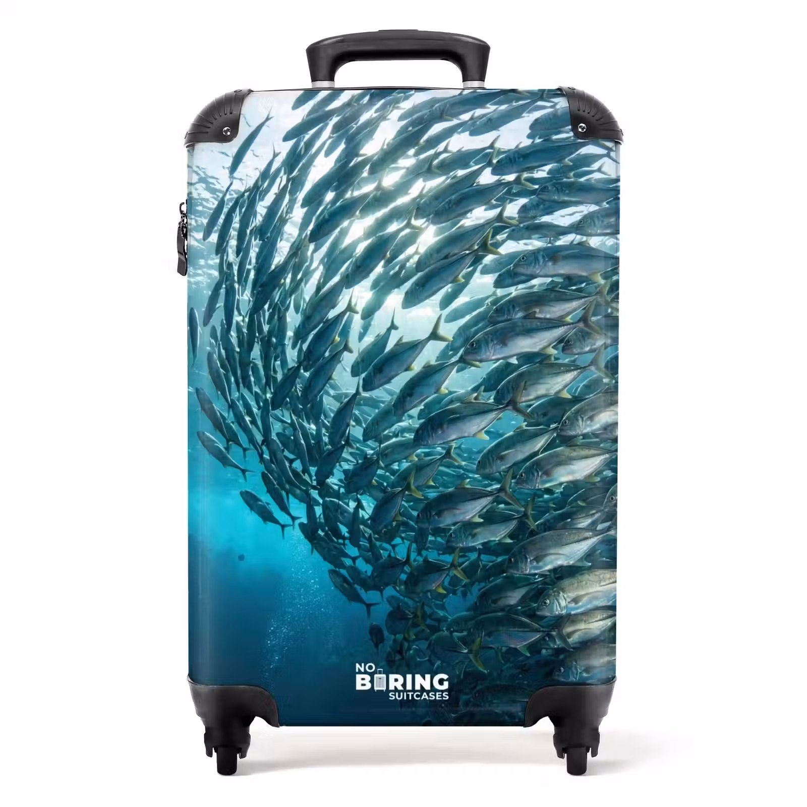 Valise - Poisson - Banc de poissons - Océan - Nature - Bleu — 1