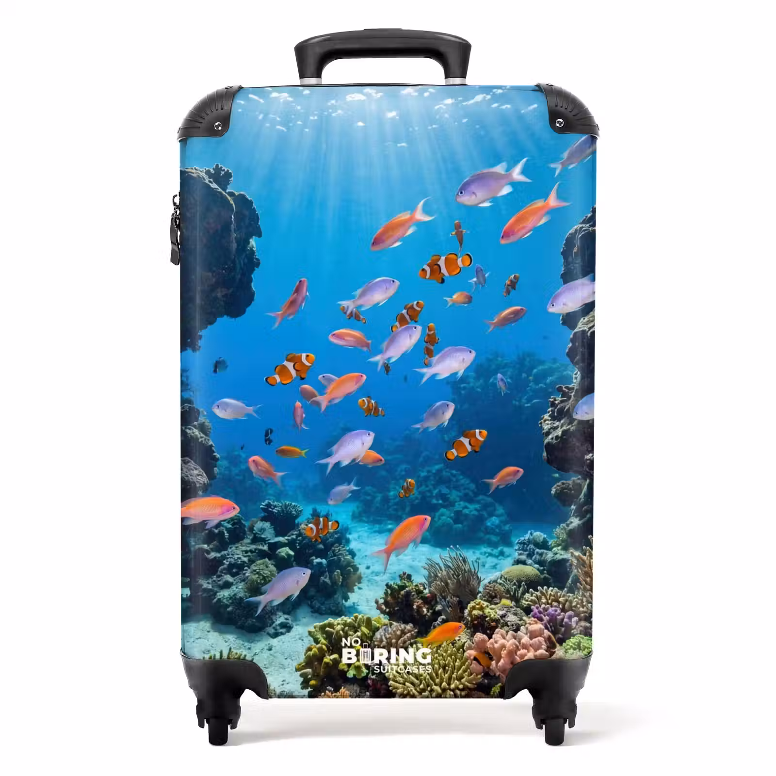 Valise - Poisson - Récif de corail - Sous-marin - Dynamique - Bleu — 1