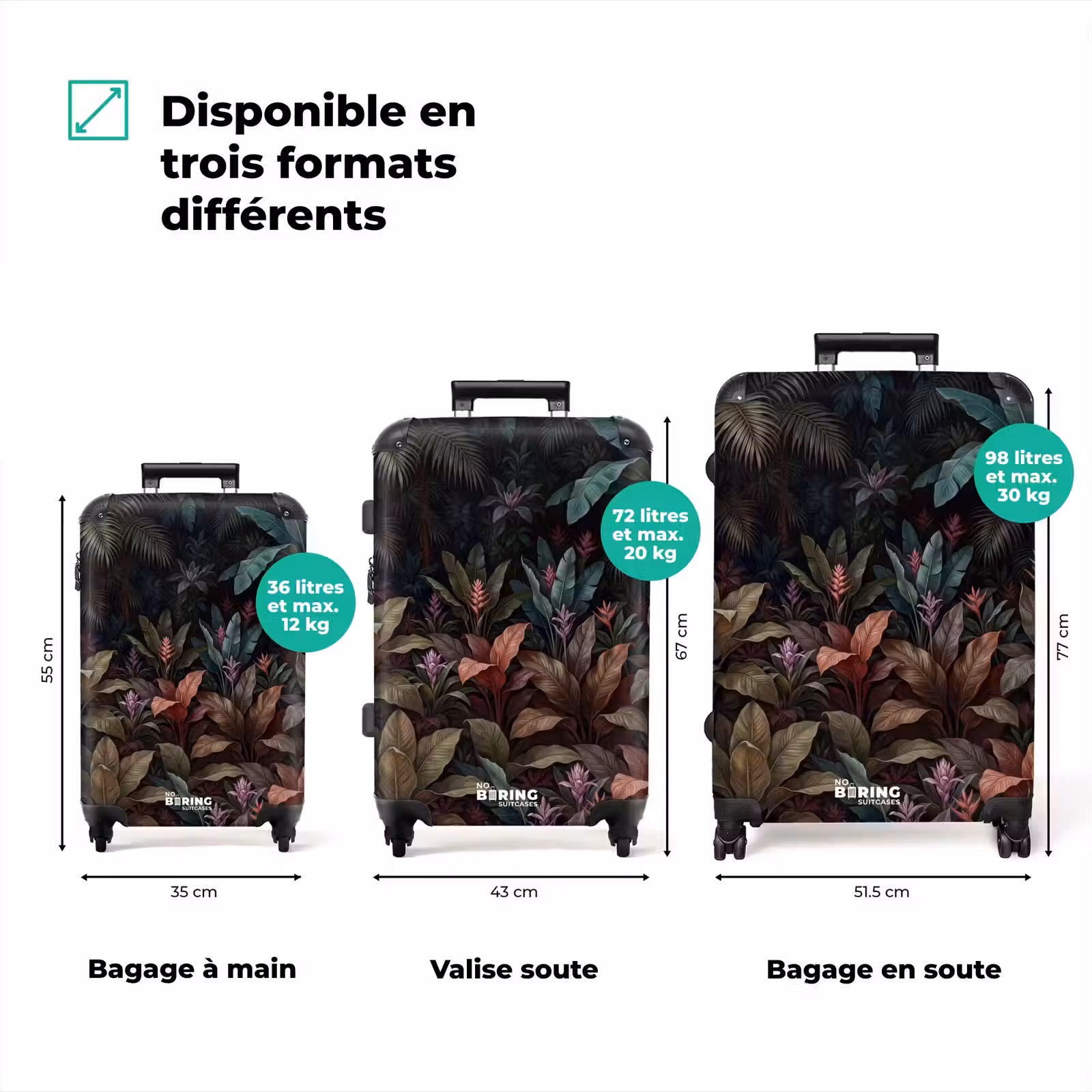 Valise - Végétation - Tropique - Jungle - Sombre - Nature — 1
