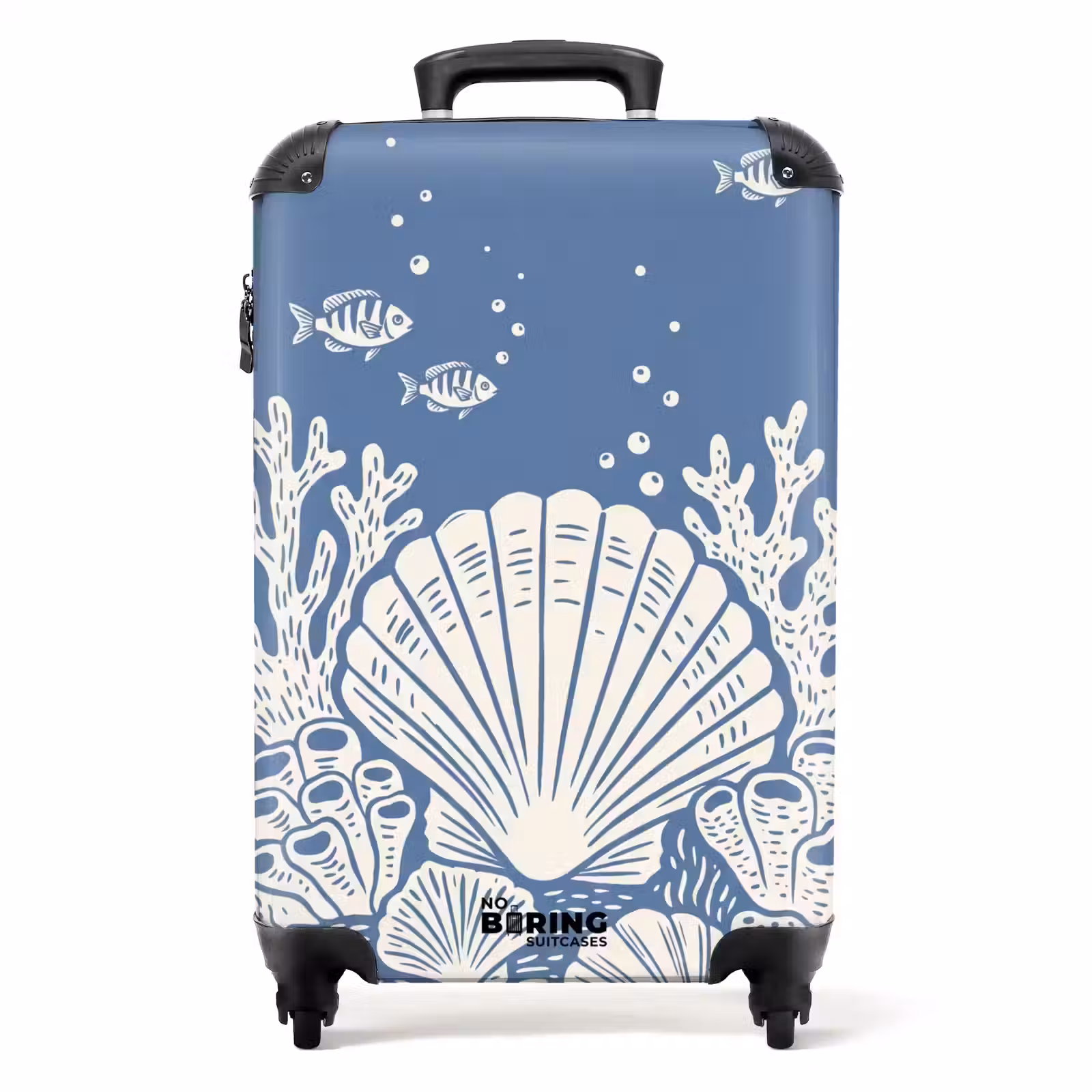Valise - Vie marine - Corail - Coquillage - Poisson - Illustration - Sous-marin — 1