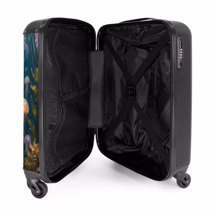 Valise - Méduse - Rose - Sous-marin - Vie marine - Animaux — 5