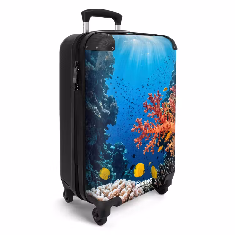 Valise - Mer - Récif corallien - Nature - Dynamique - Bleu — 2