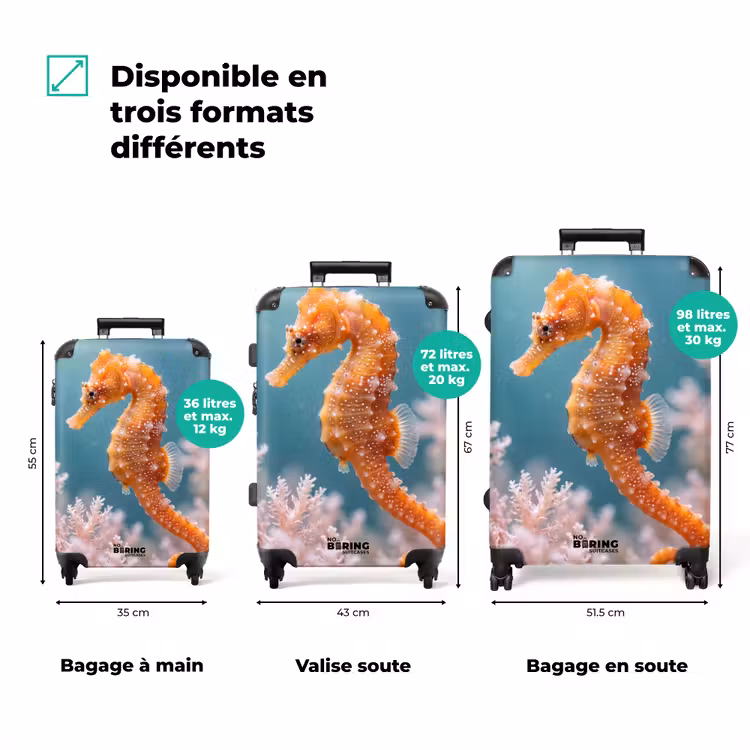 Valise - Poisson - Corail - Océan - Macro - Orange — 3