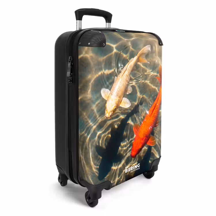 Valise - Poisson - Eau - Animaux - Orange - Or — 2
