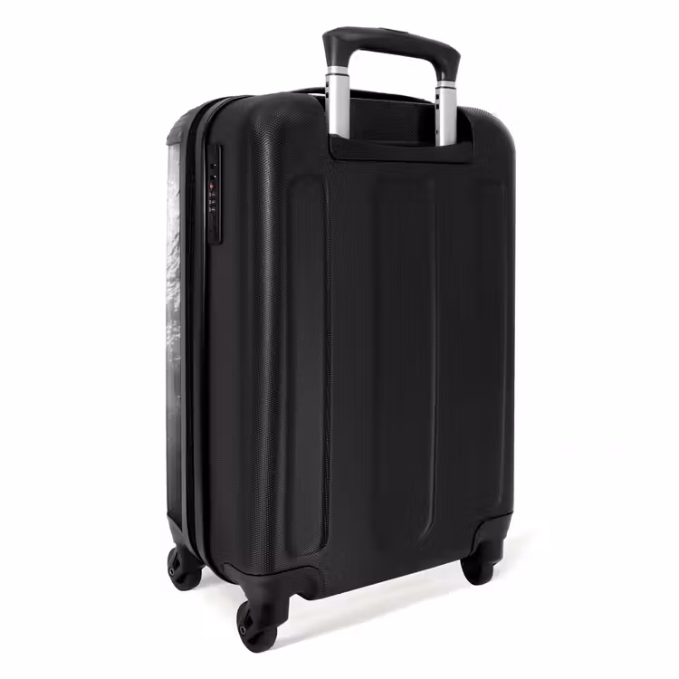 Valise - Tortue - Sous l'eau - Rayons de lumière - Océan - Noir et blanc — 4