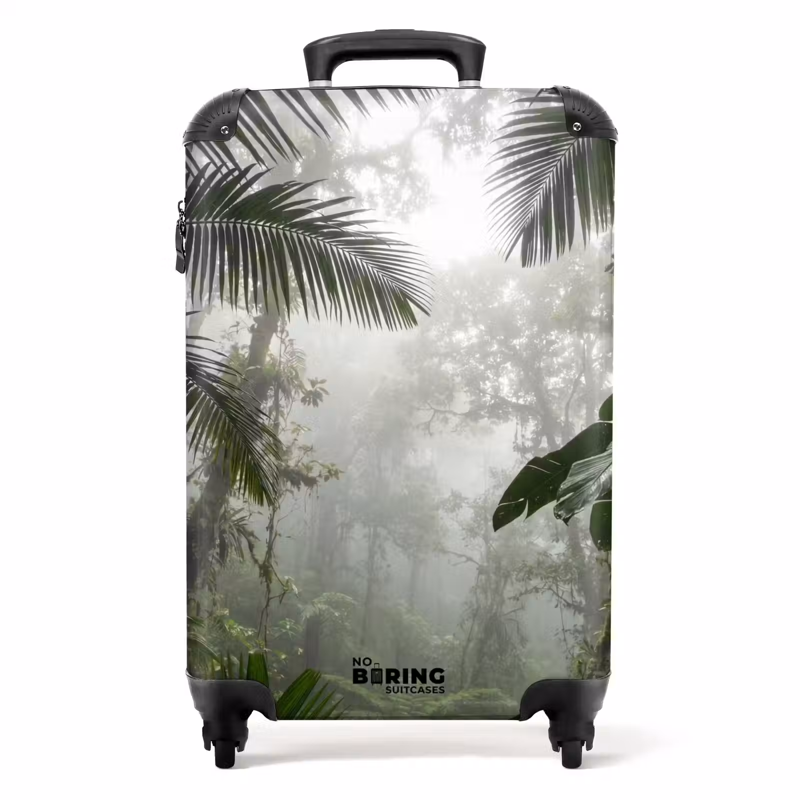 Valise - Nature - Jungle - Brume - Vert - Feuilles — 1