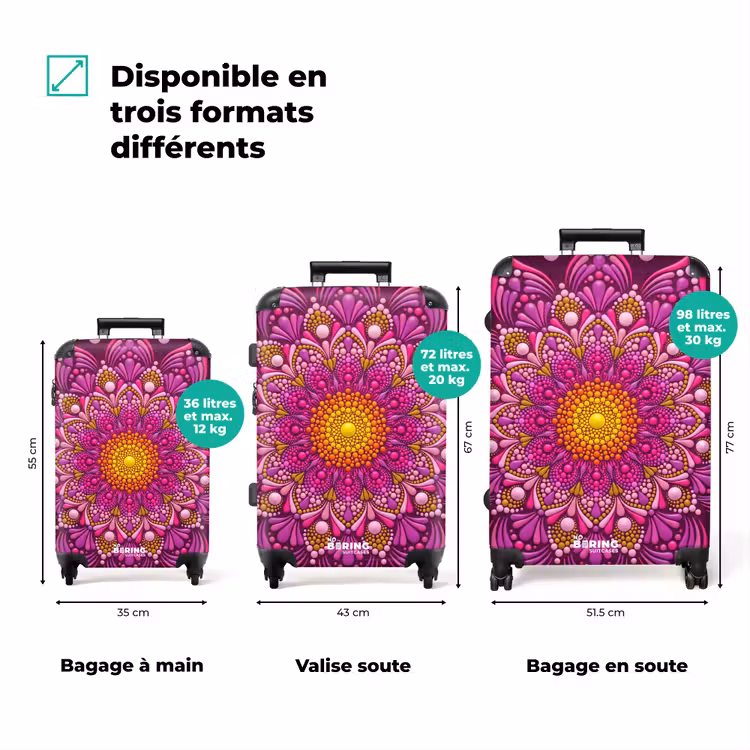 Valise - Motif - Poids - Abstrait - Coloré — 1