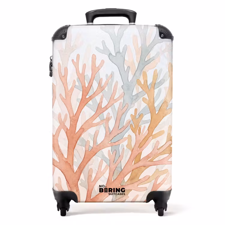 Valise - Nature - Abstrait - Aquarelle - Organique - Chaleureux — 1
