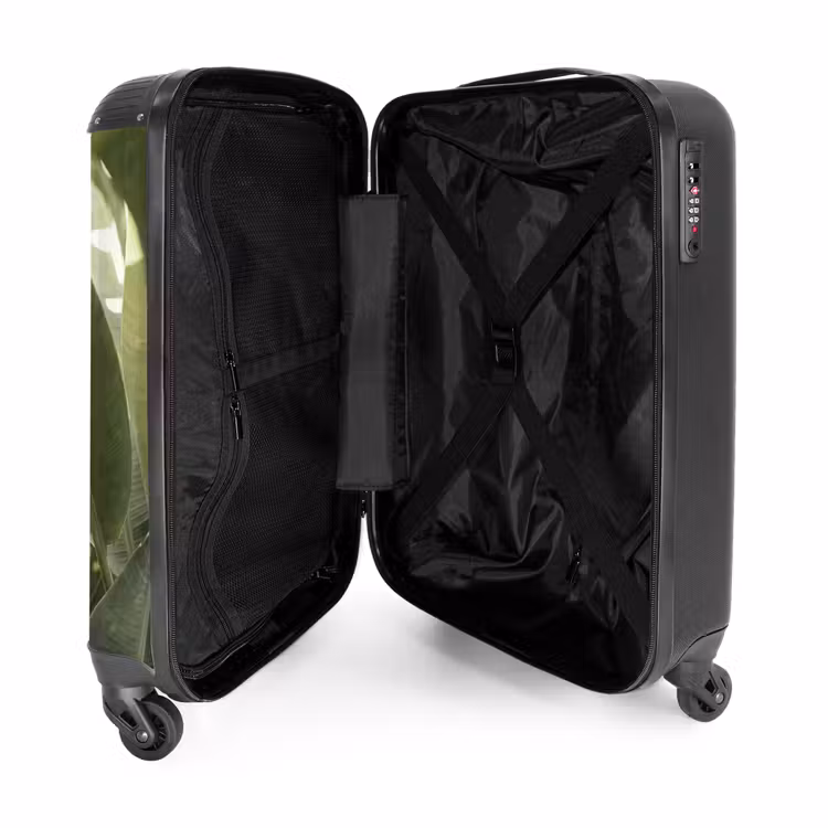 Valise - Nature - Feuilles - Vert - Tropical - Détail — 5