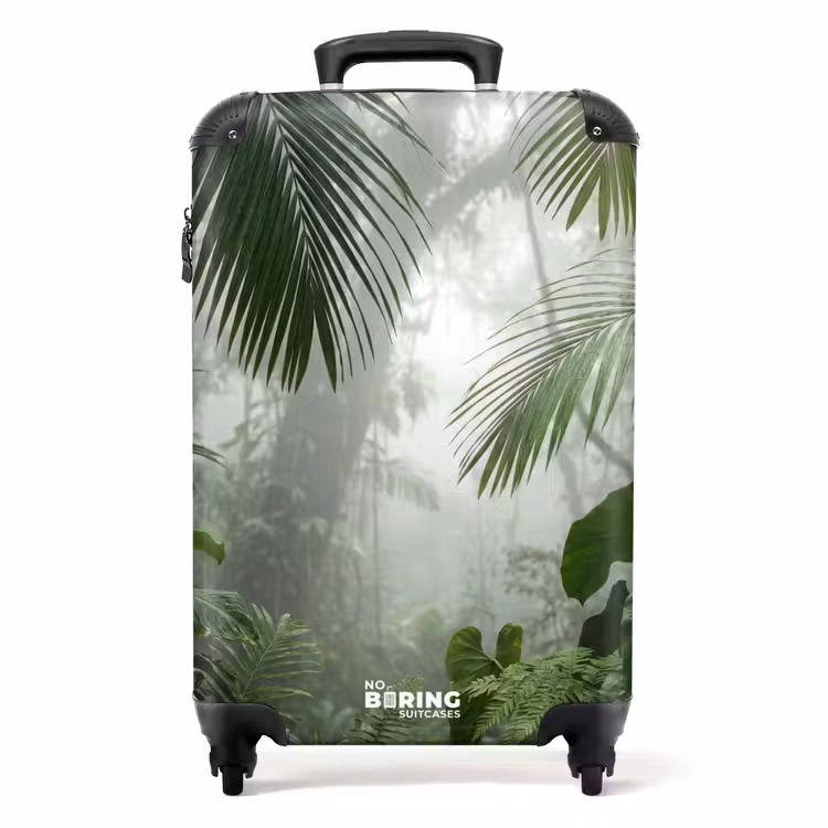 Valise - Nature - Jungle - Brouillard - Tropical - Vert — 1