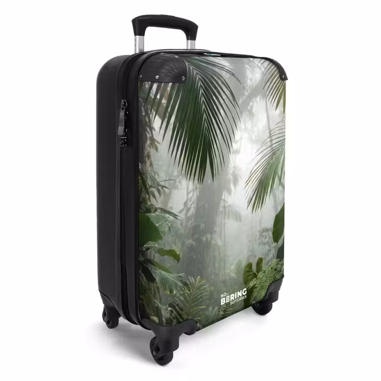 Valise - Nature - Jungle - Brouillard - Tropical - Vert — 2
