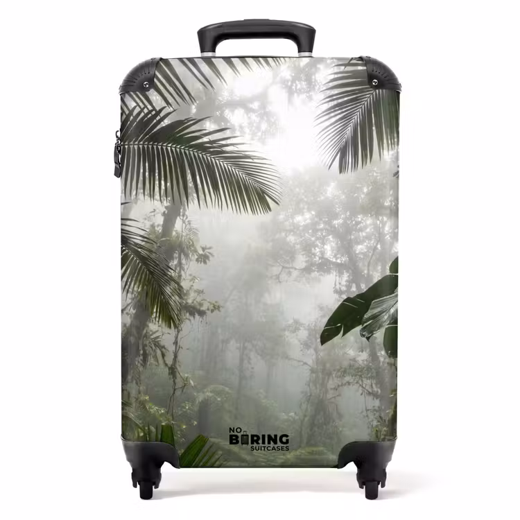 Valise - Nature - Jungle - Brume - Vert - Feuilles — 1