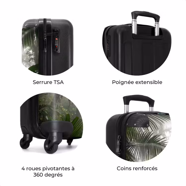 Valise - Nature - Jungle - Brume - Vert - Feuilles — 8