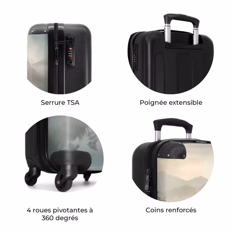 Valise - Paysage - Montagnes - Brouillard - Eau - Nature — 8