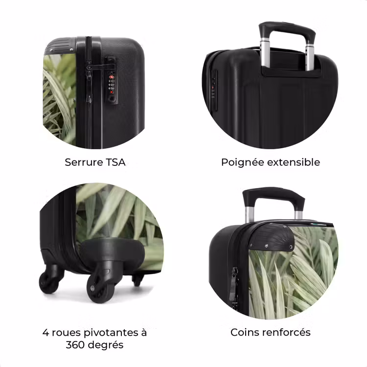 Valise - Plante - Feuilles de palmier - Nature - Vert — 8