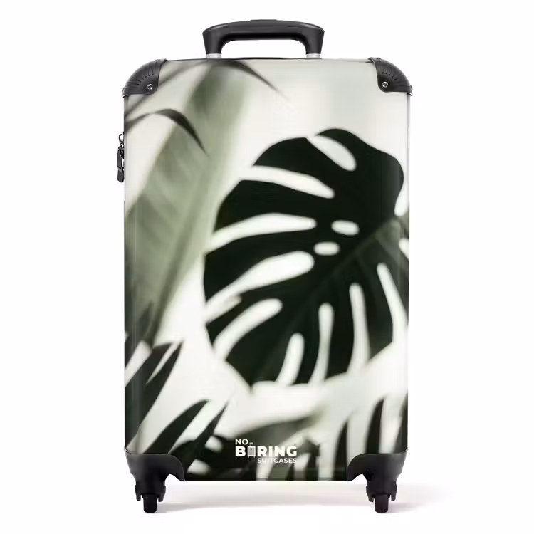 Valise - Plantes - Feuilles - Nature - Minimaliste - Vert — 1