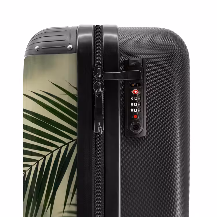 Valise - Plantes - Feuilles - Ombres - Vert - Moderne — 6