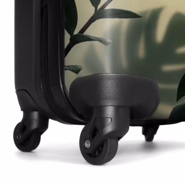 Valise - Plantes - Feuilles - Ombres - Vert - Moderne — 7