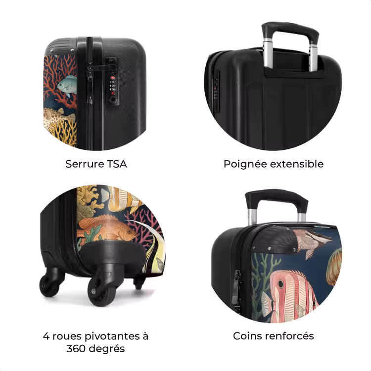 Valise - Poisson - Corail - Sous-marin - Illustration — 8
