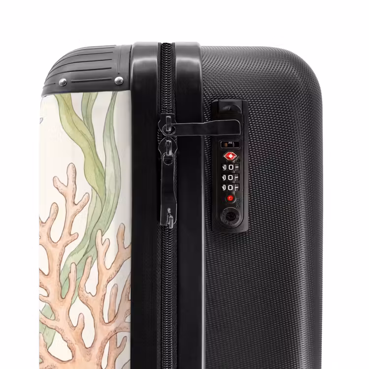 Valise - Vie marine - Corail - Sous-marin - Illustration - Coloré — 6